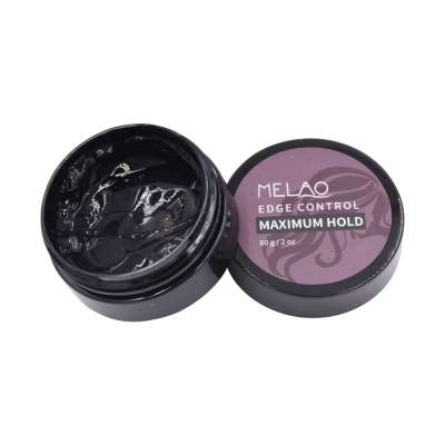 Private Label Wholesale Strong Last 2 oz  24 Hour Hold Edge Control For Black Natural Hair Wax Stick With Brush